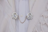 ENGRAVED TALLIT CLIPS by Itzhak Luvaton