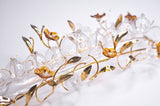 GLASS FLOWERS CHANNUKIA by Itzhak Luvaton