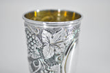 GRAPE EMBOSSED KIDDUSH CUP by Itzhak Luvaton