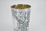 GRAPE EMBOSSED KIDDUSH CUP by Itzhak Luvaton