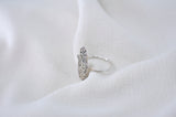 LARGE ENGRAVED HAMSA RING by Luvaton Itzhak