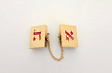MONGRAM TALLIT CLIPS