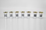 ISRAEL 7 SPECIES KIDDUSH CUP SET by Itzhak Luvaton