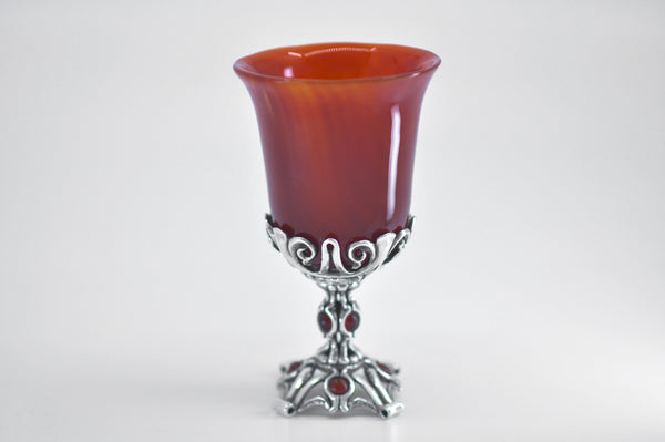 CARNELIAN KIDDUSH CUP