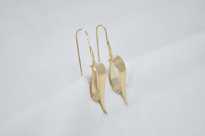 CLASSIC LONG STAR OF DAVID EARRINGS by Itzhak Luvaton