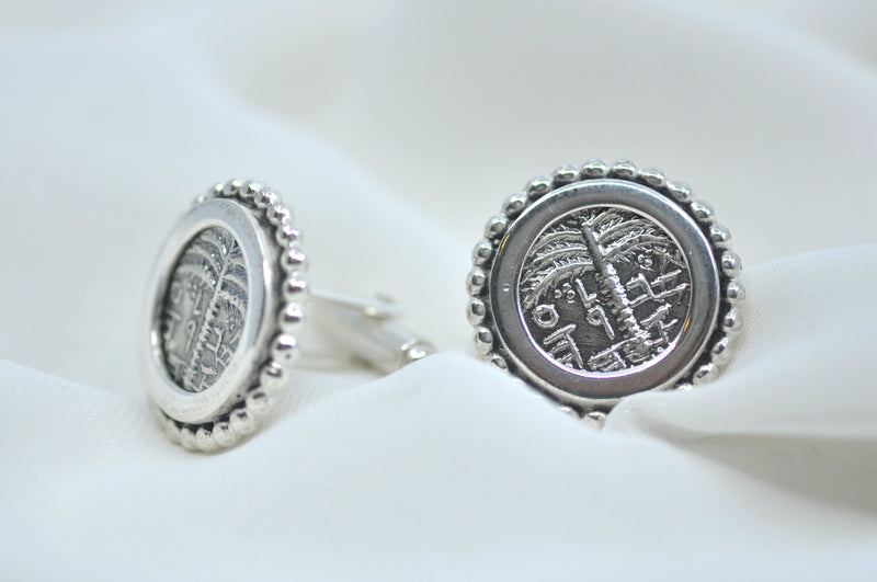 Ancient COIN setting CUFFLINKS by ItzhakLuvaton