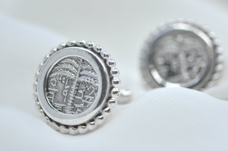 Ancient COIN setting CUFFLINKS by ItzhakLuvaton