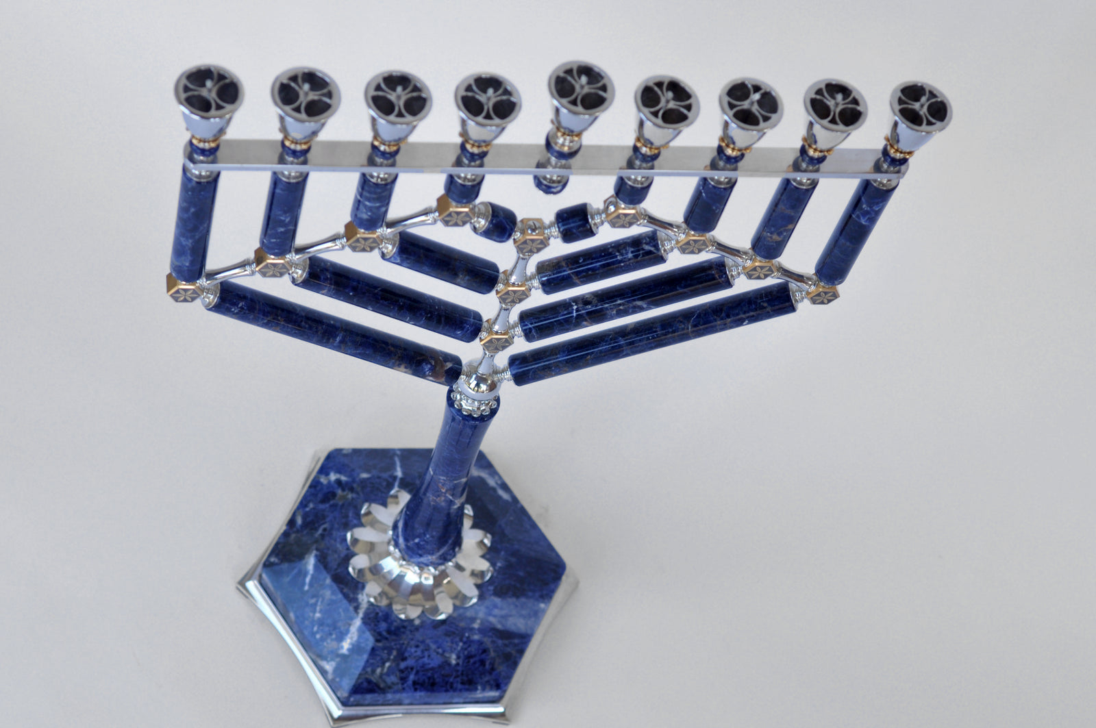 Stone jointed chanukia menorah from Itzhak luvaton – Itzhak Luvaton