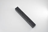 SCULPTURED S.D.I THIN EBONY WOOD MEZUZAH by Luvaton Itzhak