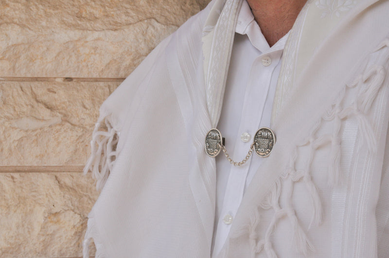 JERUSALEM TALLIT CLIPS by Luvaton Itzhak