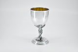 GRAPES GOBLET KIDDUSH CUP & PLATE made by Luvaton Itzhak