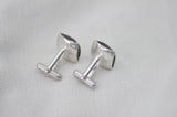 Hebrew LETTER GEO CUFFLINKS by Itzhak Luvaton