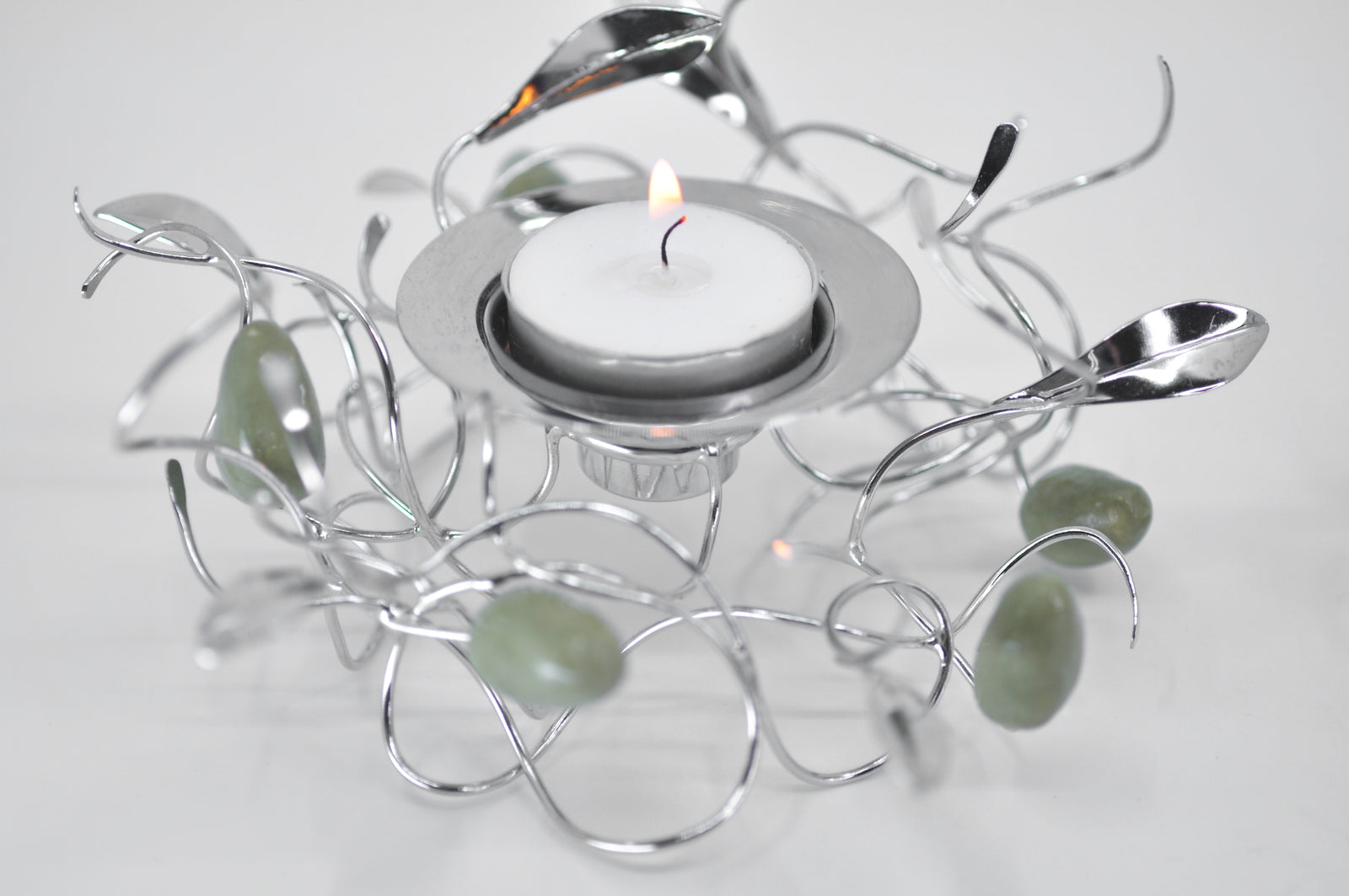 OLIVE BRANCH CANDLESTICKS by Itzhak Luvaton