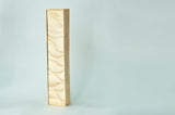 SCULPTURED MEZUZAH - GOLD WAVES