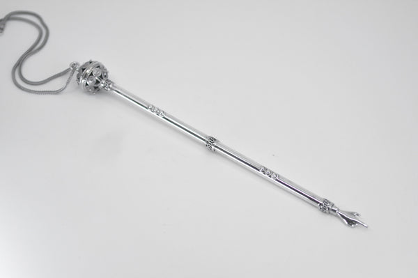 Pointeur De Lecture Pour Torah/Bible - Chaîne Incluse - Alliage Zinc Doré - 17 Cm - Outil Précision Maison & école - 4